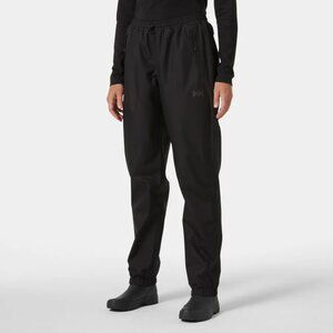 Helly Hansen Vancouver waterproof pants hiking black quick dry zipper women S